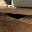 Maklaine Contemporary Engineered Wood Computer Desk in Vintage Oak