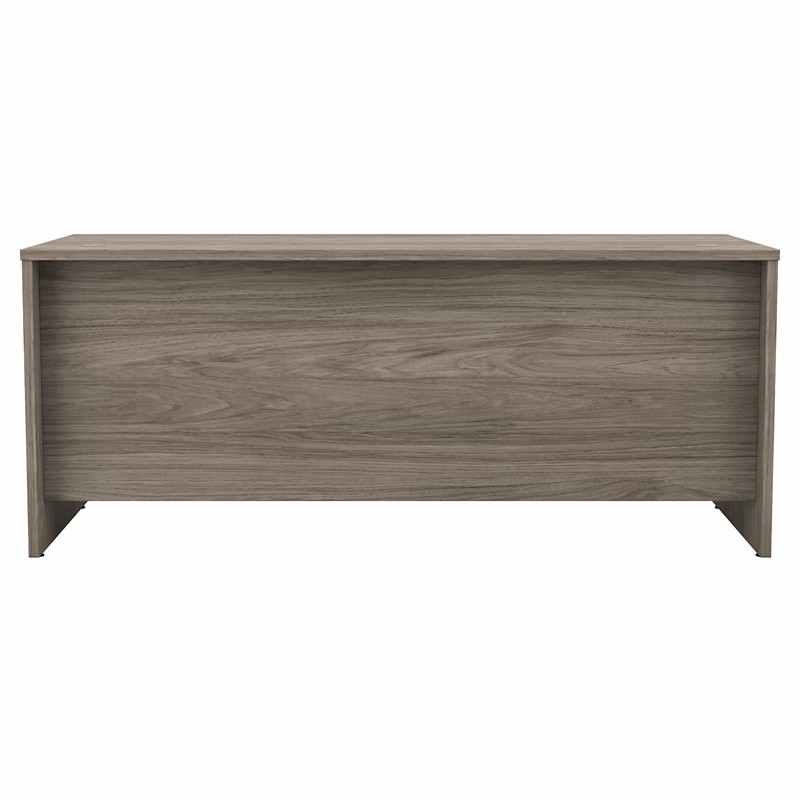 Maklaine Engineered Wood 72W x 30D Office Desk in Modern Hickory
