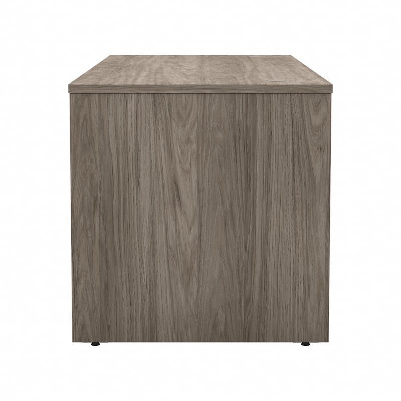 Maklaine Engineered Wood 72W x 30D Office Desk in Modern Hickory
