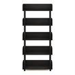 Maklaine Turn-N-Tube 4-Tier Freestanding Multipurposes Display Rack in Espresso