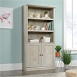 Maklaine Engineered Wood 3-Shelf Bookcase in Chalked Chestnut Finish