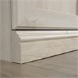 Maklaine Engineered Wood 3-Shelf Bookcase in Chalked Chestnut Finish