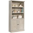 Maklaine Engineered Wood 3-Shelf Bookcase in Chalked Chestnut Finish