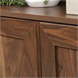 Maklaine Contemporary Engineered Wood Bookcase in Grand Walnut Finish