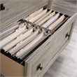 Maklaine Engineered Wood 2-Drawer Lateral File Cabinet in Split Oak