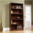 Maklaine Engineered Wood 5 Shelf Bookcase in Select Cherry Finish
