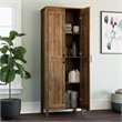 Maklaine 2 Door Engineered Wood Storage Cabinet in Rural Pine