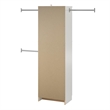 Maklaine Engineered Wood Transitional 4 Drawer Closet Storage in White