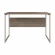 Maklaine Engineered Wood 48W x 24D Computer Table Desk in Modern Hickory