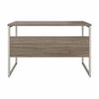 Maklaine Engineered Wood 48W x 24D Computer Table Desk in Modern Hickory