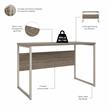 Maklaine Engineered Wood 48W x 24D Computer Table Desk in Modern Hickory