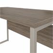 Maklaine Engineered Wood 48W x 24D Computer Table Desk in Modern Hickory