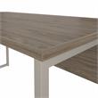 Maklaine Engineered Wood 60W x 30D Computer Table Desk in Modern Hickory