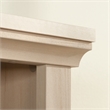 Maklaine Transitional Engineered Wood 5-Shelf Bookcase in Pacific Maple