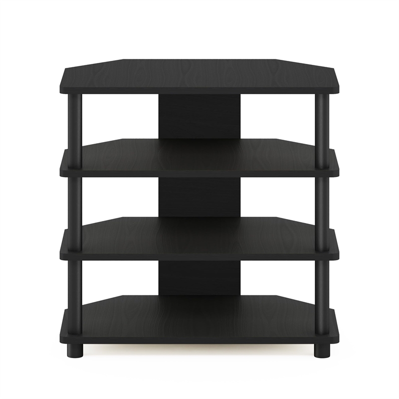 Maklaine Engineered Wood 4-Tier Petite TV Stand for TV up to 25
