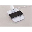 Maklaine Pivoting LED Lamp - Wireless Charging Pad & USB Port - White