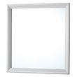Maklaine Transitional Engineered Wood Frame Mirror in Silver Champagne