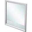 Maklaine Transitional Engineered Wood Frame Mirror in Silver Champagne