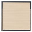 Maklaine Transitional Engineered Wood Frame Mirror in Black Finish