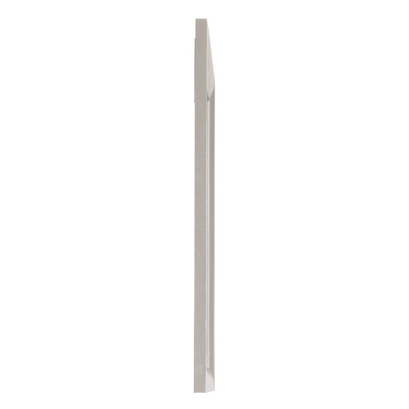 Maklaine Contemporary Engineered Wood Frame Mirror in Silver Champagne