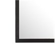 Maklaine Transitional Engineered Wood Frame Mirror in Black Finish