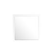 Maklaine Transitional Engineered Wood Frame Mirror in White Finish