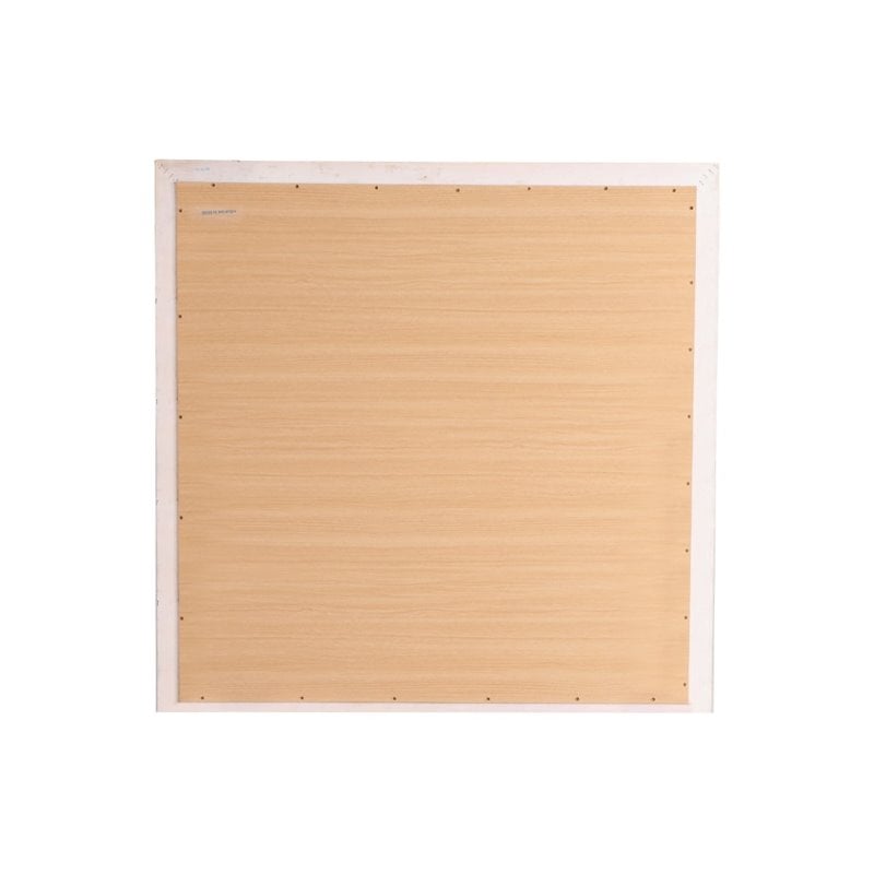 Maklaine Transitional Engineered Wood Frame Mirror in White Finish