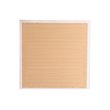 Maklaine Transitional Engineered Wood Frame Mirror in White Finish