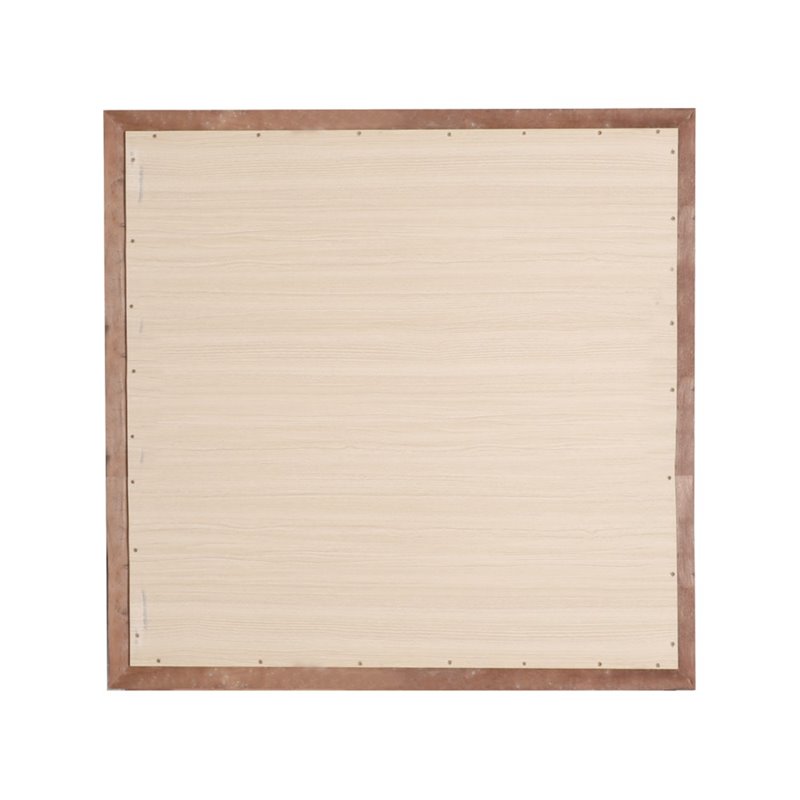 Maklaine Traditional Engineered Wood Frame Mirror in Cappuccino