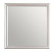 Maklaine Transitional Engineered Wood Frame Mirror in Silver Champagne