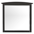 Maklaine Contemporary Engineered Wood Frame Mirror in Pink Finish