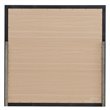 Maklaine Transitional Engineered Wood Frame Mirror in Metalic Black