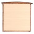 Maklaine Contemporary Engineered Wood Frame Mirror in Cappuccino
