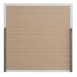 Maklaine Transitional Engineered Wood Frame Mirror in Pearl White