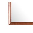 Maklaine Transitional Manufactured Wood Frame Mirror in Oak Stain