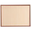 Maklaine Transitional Manufactured Wood Frame Mirror in Oak Stain