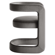 Maklaine Contemporary Performance Velvet Dining Chair in Storm Gray