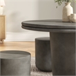 Maklaine Modern / Contemporary 5 Piece Dining Table Set in Gray