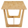 Maklaine Modern / Contemporary Dining Table in Natural Finish