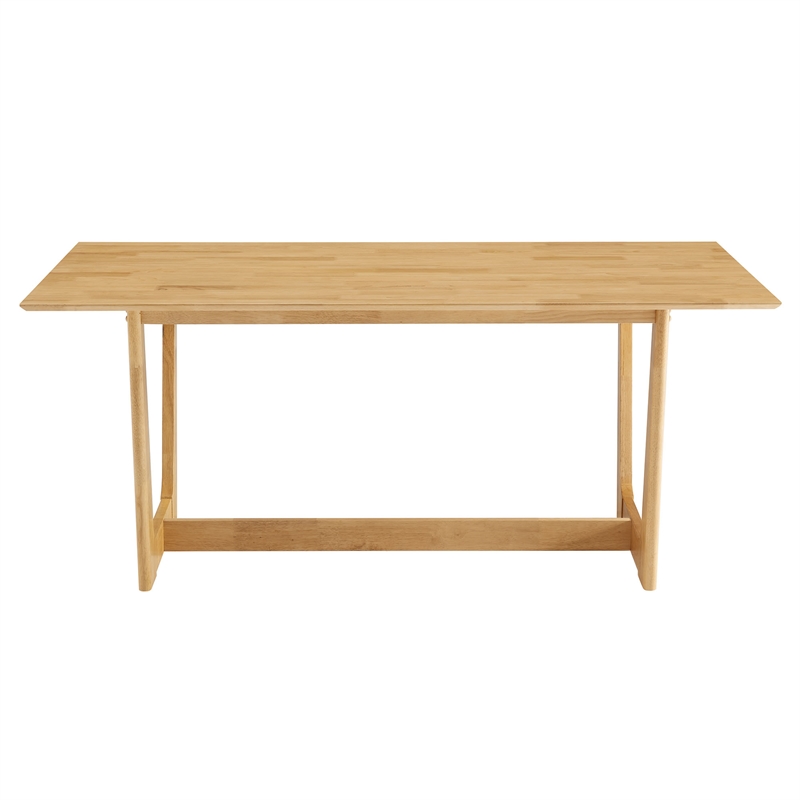Maklaine Modern / Contemporary Dining Table in Natural Finish
