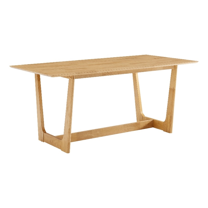 Maklaine Modern / Contemporary Dining Table in Natural Finish