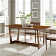 Maklaine Modern / Contemporary Dining Table in Walnut Finish