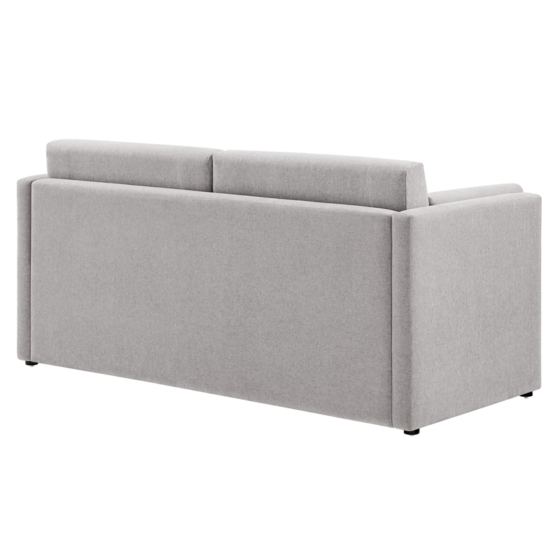 Maklaine Modern / Contemporary Soft Fabric Upholstered Sofa in Taupe