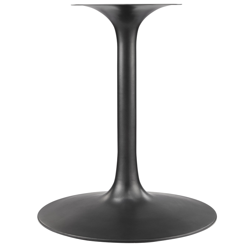 Maklaine Contemporary Mango Wood Tabletop Dining Table in Black Walnut