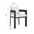 Maklaine 9-Piece Dining Set With Extendable Table in Gray White