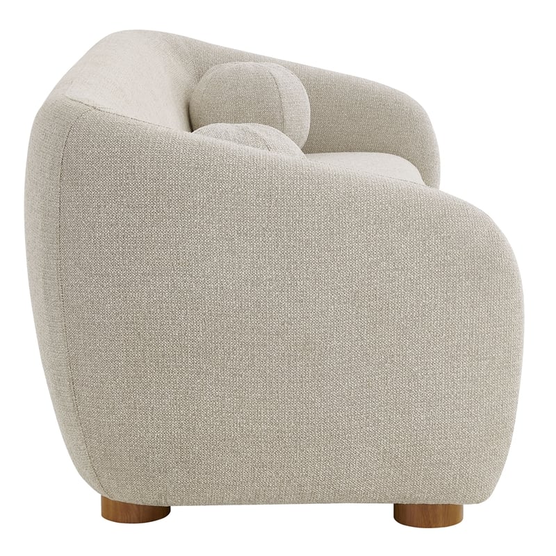 Maklaine Contemporary Upholstered 85