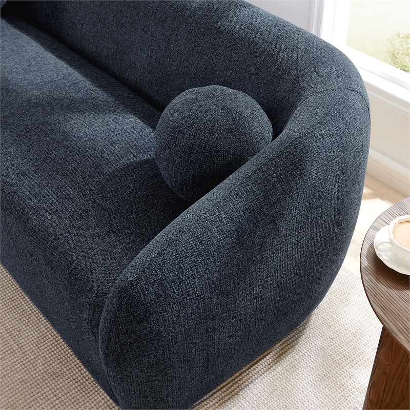 Maklaine Contemporary Upholstered 85
