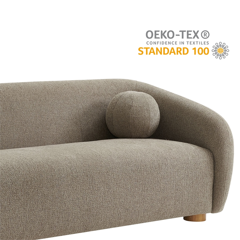 Maklaine Contemporary Upholstered 85