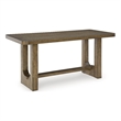 Maklaine Set of 7 Counter Height Dining Table & Ladderback Side Chairs