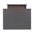 Maklaine Transitional Eight Drawer Rolling Storage Cart in Gray Wood